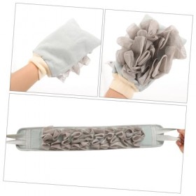 minkissy 2 Pièces Gants Serviettes Serviette De Bain Chiffons Exfoliants Pour Le Corps Gant Exfoliant Épurateurs De Fournitur