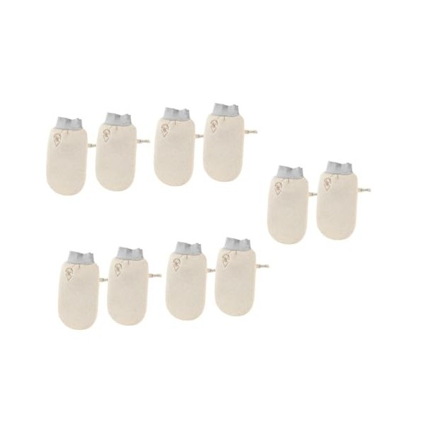 POPETPOP 2 Pièces Gants De Bain Double Face Gants De Douche Exfoliants Gants De Nettoyage pour Le Bain Enfants Outils De Bain