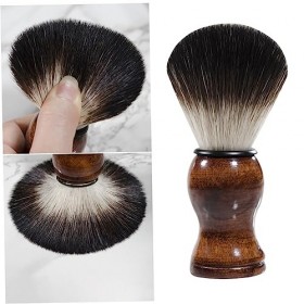 FOMIYES Hommes Blaireau Style Barbe Brosse Hommes Barbe Brosse Rasage Brosses Pour Hommes Modélisation Outil Homme Bambou Bar