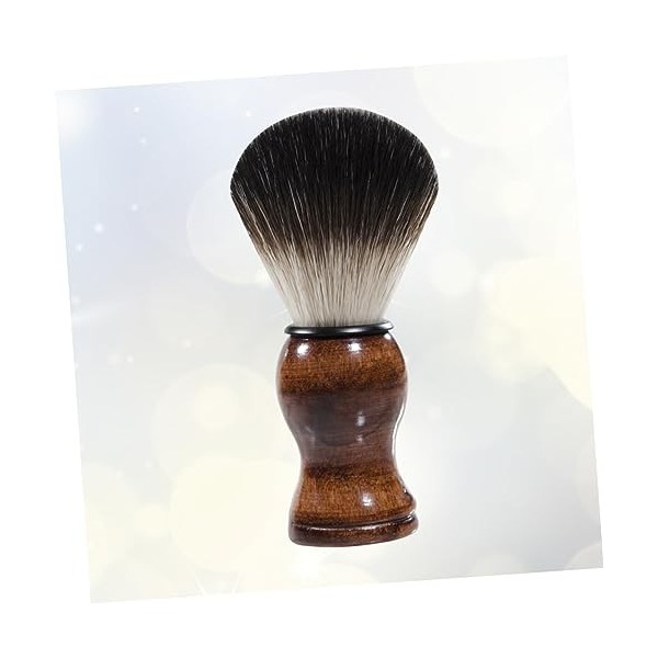 FOMIYES Hommes Blaireau Style Barbe Brosse Hommes Barbe Brosse Rasage Brosses Pour Hommes Modélisation Outil Homme Bambou Bar