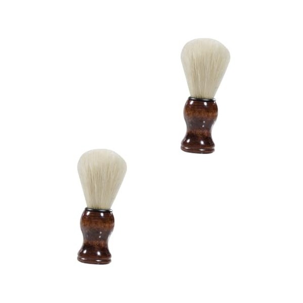 FRCOLOR 2 Pièces Brosse À Barbe De Style Peigne À Barbe Brosse À Barbe Pour Hommes Barbe Douce Brosse À Barbe Brosse De Netto