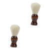 FRCOLOR 2 Pièces Brosse À Barbe De Style Peigne À Barbe Brosse À Barbe Pour Hommes Barbe Douce Brosse À Barbe Brosse De Netto