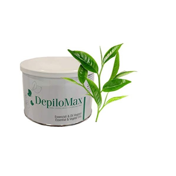 Purenail | Cire à épiler en pot VERT TEA TREE 400 ml, épilation avec bandes, Purewax By Purenail, Livraison Gratuite