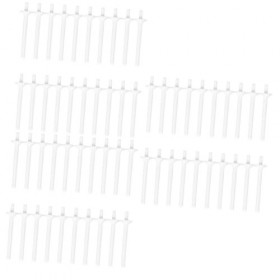 FOMIYES 60 Pcs De Cire En Plastique Bâtons De Cire Pour Cheveux Bâtons DÉpilation Nasale Spatule Pour Le Visage Hommes Costu