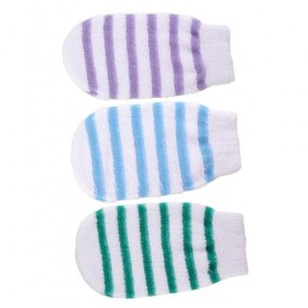 FRCOLOR 3 Pièces Mitaines De Bain Femmes Visage Mitaines Luffa Gants Gommage Massage Pour Éponge Gommage Peau Nettoyage Douch