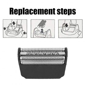 Tête de Coupe de Rechange Compatible avec Braun 30B 310 330 340 4835 5746 4875 7630, Tête de Rechange pour Grille et Coupe, A