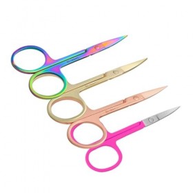 POPETPOP 4 Pièces Ciseaux À Sourcils Professionnels Pour Femmes Sourcils Pince À Épiler Ciseaux À Moustache Pour Hommes Cisea