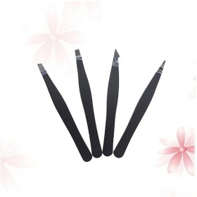 Beaupretty 4 Pièces Pince À Épiler Professionnelle Outils Roses Kit De Mise En Forme Des Sourcils Kit De Pince À Sourcils Pin