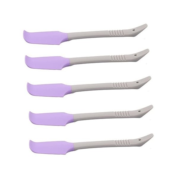 Beaupretty 5 Pièces Appliquer Une Spatule De Cire Mini Spatule Mini Pot De Massage Professionnelle Spatule En Silicone Bâtons