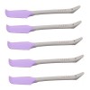 Beaupretty 5 Pièces Appliquer Une Spatule De Cire Mini Spatule Mini Pot De Massage Professionnelle Spatule En Silicone Bâtons