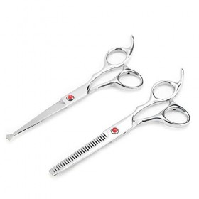 Ensemble de Ciseaux de Coupe de Cheveux avec Cisaille à Effiler, Outil Professionnel pour bébé, Enfant, Apprenant Barbier, Ac