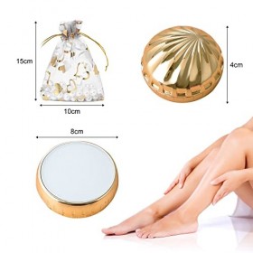 1 pierre dépilation indolore avec 1 sac de fil . outil dépilation indolore, épilateur rapide et facile, exfoliant, peau lis