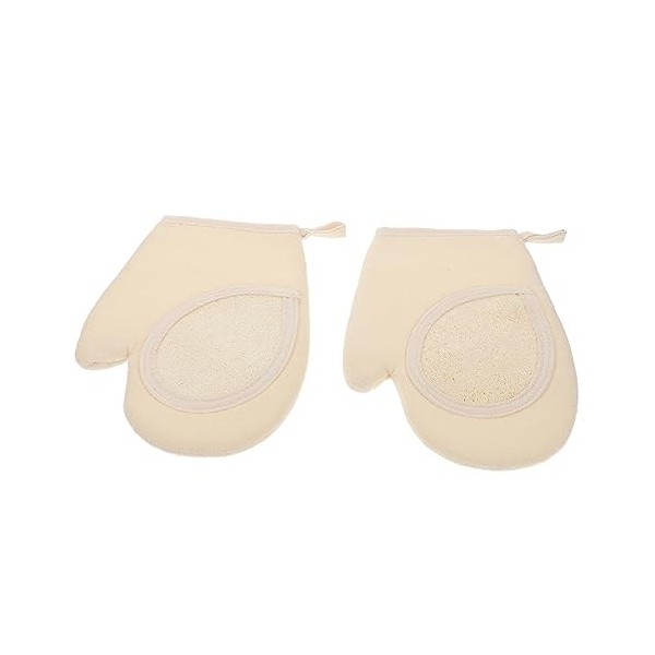 FOMIYES 2 Pièces Serviette De Bain Gants Douche Épurateur Femmes Bain Nettoyage En Profondeur Gant De Bain Gants De Toilette 