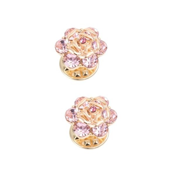 FRCOLOR 3 Pièces Broche En Cristal Broches De Fleur En Cristal Broche De Banquet Broches De Vêtements Broches Pour La Fabrica