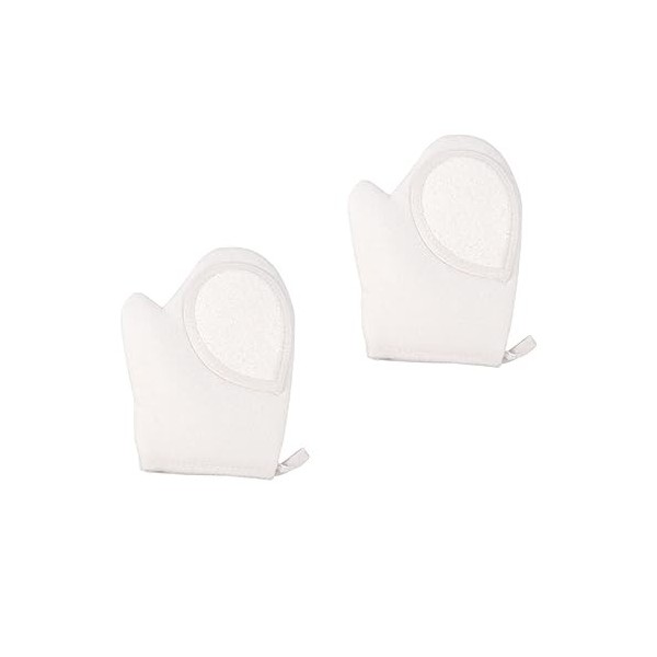 Beaupretty 2 Pièces Gant De Toilette En Luffa Gant De Bain Gants En Luffa Serviette De Douche Arrière Gants De Gommage Mitain