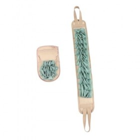 ABOOFAN 2 Pièces Serviette De Bain Massage Corps Épurateur Gants Exfoliants De Bain Éponge Exfoliante Serviette De Frottement