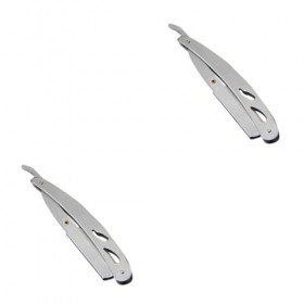 HOMSFOU 2 Pièces Hommes Rasoir Machines À Raser Pour Hommes Rasoirs Pour Hommes Rasoir À Cheveux Pour Hommes Raclette À Main 