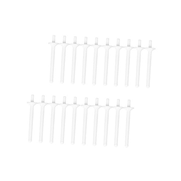 POPETPOP 60 Pcs Bâtons De Cire Pour Les Poils Du Nez Kit De De Cire Jetable De Limpieza De Oidos Bandes De Cire Pour Le Visag