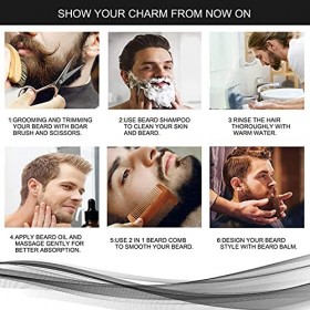 Barre de Savon à Raser Apaisante pour Hommes, Crée la Mousse Parfaite, Protège et Lubrifie le Rasoir, Convient àles Types de 