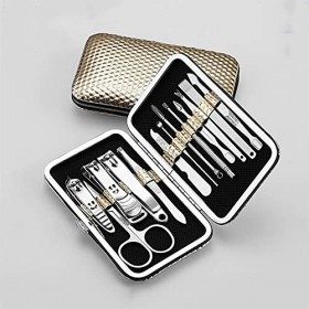n/a 13pcs / Set multifonctions en acier inoxydable ongles clipsage de beauté outil de beauté Ciseaux de ciseaux à ongles manu