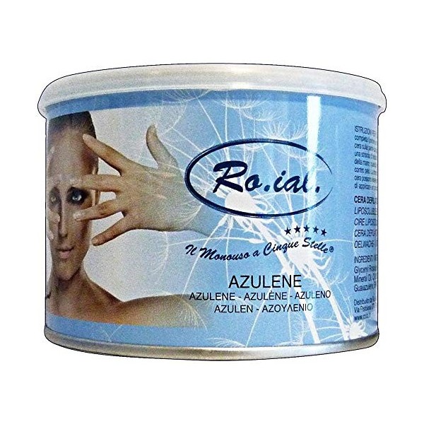 roial Cire dépilatoire Azulene Vase Ro.Ial 400 ml Scadacera Ceretta Offerta - 500 g