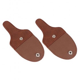 FRCOLOR Lot de 2 porte-sacs de protection pour ciseaux - Fourreau en cuir - Ciseaux à tissu - Poches de rangement pour ciseau