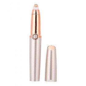 Tondeuse à Sourcils Rechargeable, Rasoir à Sourcils électrique en Forme de Rouge à Lèvres, Mini Rasoir à Sourcils Portable po