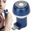 Rasoirs électriques pour Hommes, Tondeuse à Barbe électrique Portable avec Adsorption Magnétique, pour les Voyages, Aucune Ch