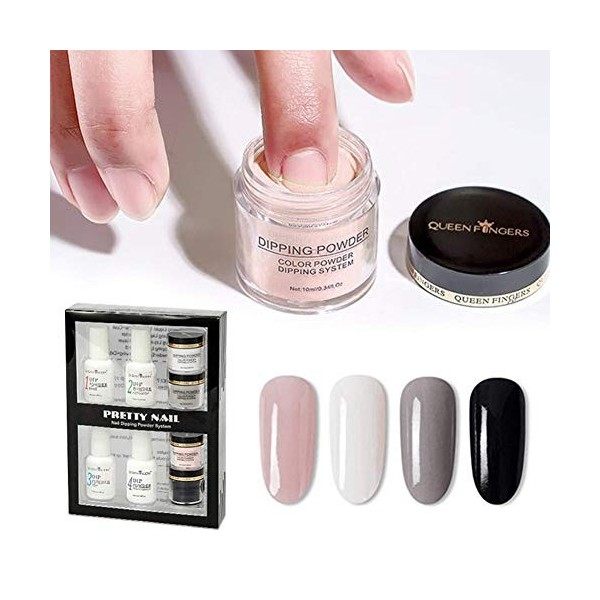 Poudre Ongle Kit Dip Powder Kit Kit Dart Dongle De Système Dimmersion Pour Le Soin Des Ongles