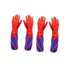 ULTECHNOVO 1 Paire De Gants Pour Le Nettoyage Gants Chauds Gants Thermiques Gants En Latex Gants De Lavage Chauds Gants De Mé