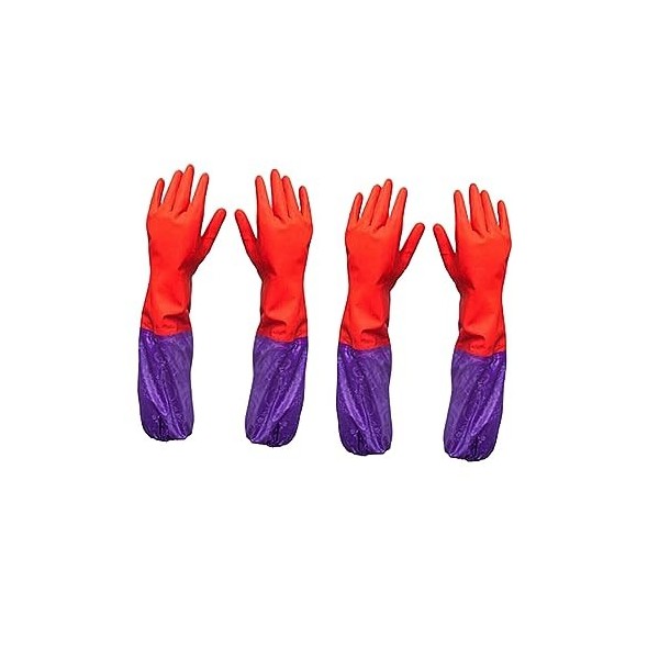 ULTECHNOVO 1 Paire De Gants Pour Le Nettoyage Gants Chauds Gants Thermiques Gants En Latex Gants De Lavage Chauds Gants De Mé