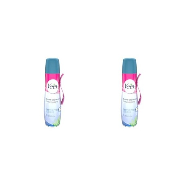 Veet Spray Epilation - Peaux sensibles - 150 ml Lot de 2 