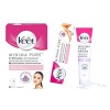 VEET PURE - Kit Crème Dépilatoire Visage Avec Crème de Finition Douceur 2x50ml + Crème Dépilatoire Corps & Jambes 200ml - Pea