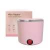 Lazy Lady Mini chauffe cire dépilatoire, chauffe cire epilation professionnelle avec pot en silicone de 200 ml, machine a cir