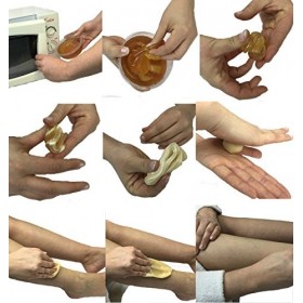 449g Süß Wax pate de sucre pour epilation a la main sans bande de mollerons.