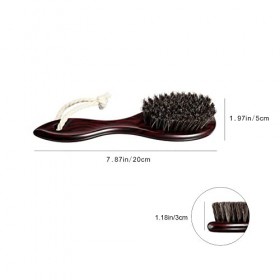 Peigne à Barbe Brosse à Barbe Pratique Manche en Bois Peigne à Cheveux Solide pour Peigner les Cheveux de Barbe