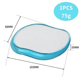 WOOXDYUK Épilateur à cheveux pour femme avec épilation sans rasage Effet exfoliant Crystal Peau lisse sans chaume | Douleur e