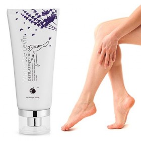 Crème dépilatoire pour hommes et femmes Crème dépilatoire indolore Lavande végétale naturelle pour bikini Cuisse et bras cuis