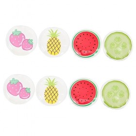 Healvian 8 Pièces Masque Pour Les Yeux En Gel De Glace Masques Pour Les Yeux De Sommeil Enveloppes De Poignet Fraîches Envelo