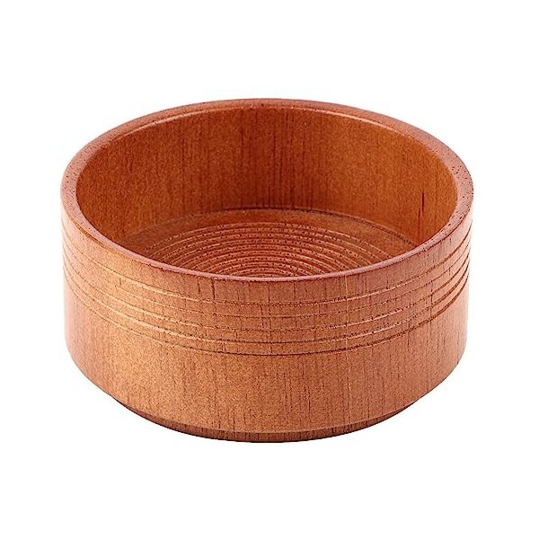 BORDSTRACT Bol à Savon à Raser en Bois, Tasse, Outil Durable, Léger Et Portable, Parfait pour Les Rasoirs pour Hommes, Mousse