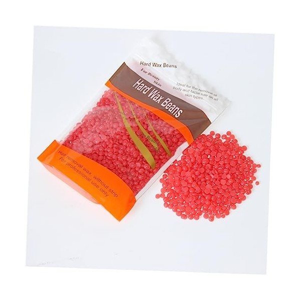 minkissy Fraise Bikini Perle Kit Brésil Perles De Cire Brésilienne Grossière Cire De Haricots Perle Épilation Indolore Épilat