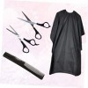 minkissy 1 Ensemble De Ciseaux Amincissants Pour Salon De Coiffure Avec Peigne Kit De Ciseaux De Coiffeur Peigne À Dents Fine