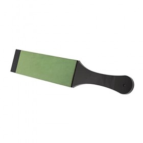 Strop à Couteaux Double Face pour Affûter les Couteaux, Ciseaux, Polissage DIY avec Cuir Artificiel, adapté aux Rasoirs Droit