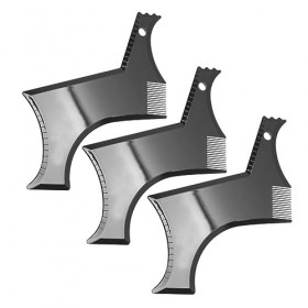 Beaupretty 3 Pièces Ensemble DAccessoires Pour Le Visage Costumes Pour Hommes Costumes Pour Hommes Guide De Moustache Shaper