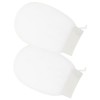 DRESSOOS 2 Pièces Gants De Bain Gant De Spa De Massage Mitaines De Bain Gants De Toilette en Microfibre Gant Exfoliant Gant D