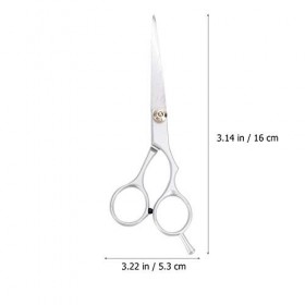 Ciseaux de Coiffure Coupe de Cheveux Ciseaux en Acier Inox 2 Pièces