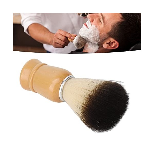 Brosse Moussante à Barbe, Brosse Moussante à Barbe pour Hommes en Mousse Riche Nettoyant en Profondeur pour un Usage Domestiq