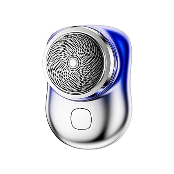Tondeuse à Barbe pour Homme, Kit de Toilettage Portable pour Homme, Coupe-barbe Rechargeable Compact, Mini Tondeuse de Poche 