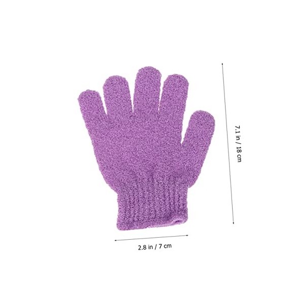 FRCOLOR Lot de 10 gants de spa, gants exfoliants pour le corps, gants exfoliants, gants de bain, gants de bain, gants de douc