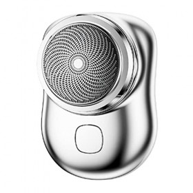 Rasoir électrique pour Hommes, RasoirFil Rechargeable avec Maille, Tondeuse à Barbe Portable, Efficace et Doux pour la Peau, 